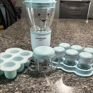 Nutribullet Baby Food Prep System Light Blue 12 items make your own baby food